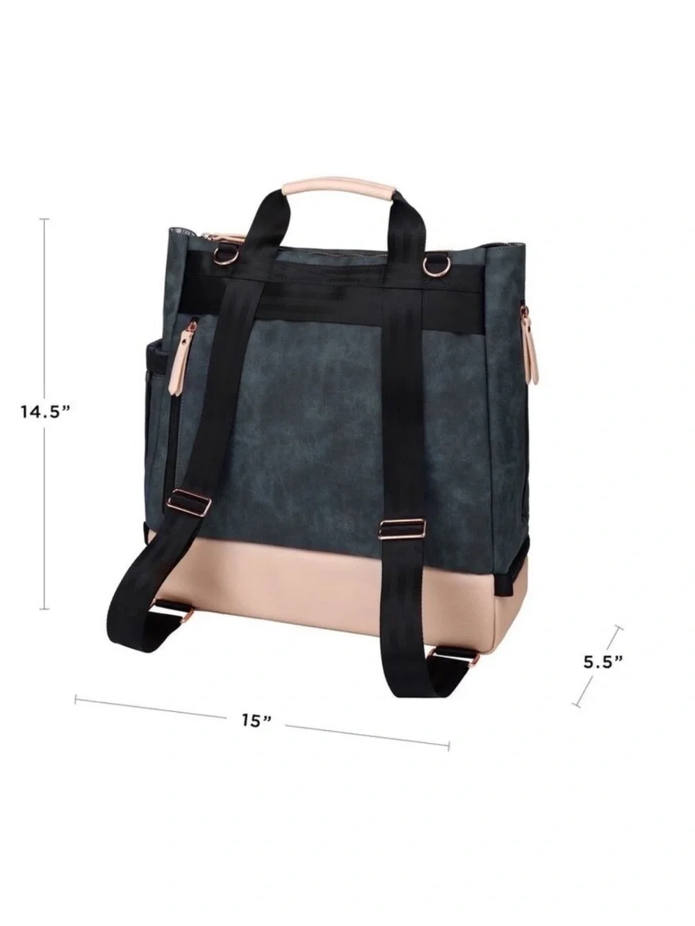 Petunia Pickle Bottom‎ Pivot Pack Diaper Bag Backpack Indigo/Blush